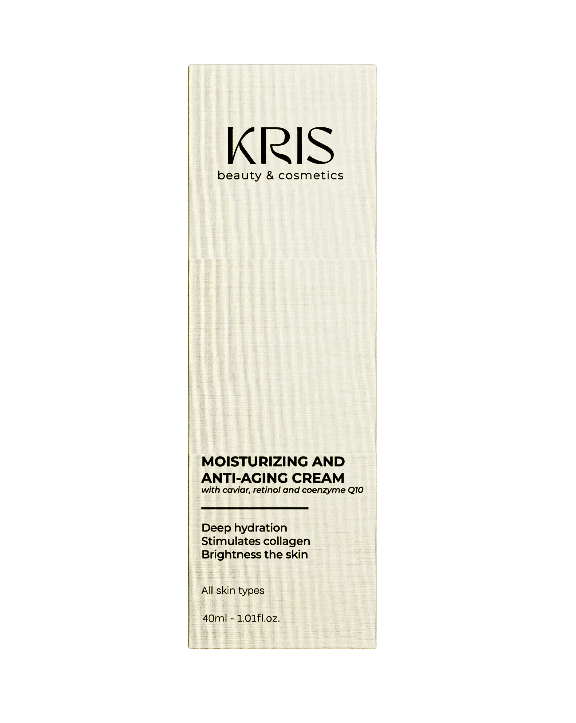 Moisturizing and anti-aging cream